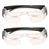 Maxbell 2 Pieces 2X Hyperopia Magnifying TV Glasses Adjustable Magnifier Glasses