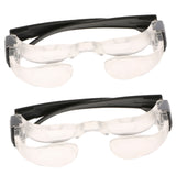 Maxbell 2 Pieces 2X Hyperopia Magnifying TV Glasses Adjustable Magnifier Glasses