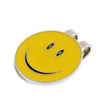 Maxbell 2 Sets of Happy Face Golf Ball Markers with Magnetic Golf Hat Clip