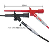 Maxbell 2 Pieces  Insulated Quick Test Hook Clip High Voltage Flexible Testing Probe
