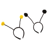 Maxbell 2/set Kids Insect Bumble Bee Ant Ladybug Alien Headband Costume Yellow Black