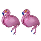 Maxbell 2x Large Flamingo Aluminum Foil Balloon Hawaiian Luau Party Decoration Pink