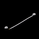 Maxbell 4 Piece Fashion Skinny Barbell Collar Tie Clip Clasp Bar Necktie Tie Hat Pin Mens Party Prom Elegant Jewelry