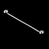 Maxbell 4 Piece Fashion Skinny Barbell Collar Tie Clip Clasp Bar Necktie Tie Hat Pin Mens Party Prom Elegant Jewelry