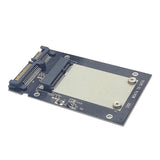 Maxbell 2 Pieces mSATA to 2.5" SATA III Convertor Adapter Card SSD Enclosure Case