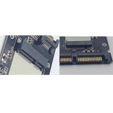 Maxbell 2 Pieces mSATA to 2.5" SATA III Convertor Adapter Card SSD Enclosure Case