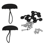 Maxbell Universal 2 Nylon Kayak Carry Pull Handle + 6 Pad Eyes + 12 Screws and Nuts