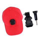 Maxbell 2 Pieces Adjustable Baseball Cap Hat w/ Camera Mount Holder for Gopro Hero 4