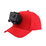 Maxbell 2 Pieces Adjustable Baseball Cap Hat w/ Camera Mount Holder for Gopro Hero 4