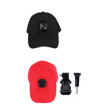 Maxbell 2 Pieces Adjustable Baseball Cap Hat w/ Camera Mount Holder for Gopro Hero 4