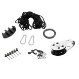 Maxbell 16 Pieces/ Set Kayak Canoe Boat Anchor Trolley Kit Pulley Cleat Pad Eye Rope