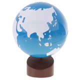 Maxbell Montessori Baby Kids Toys Colored Globe and Land&Water Globe for Early Childhood Education