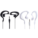 Maxbell 2Pieces 3.5mm Earhook Sport Waterproof Earphone Headphone for iPod MP3