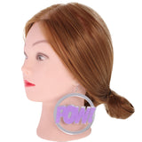 Maxbell 2 Pairs BOOM POW Heart Doll Dangle Earrings Acrylic Stud Women Hip Hop Party