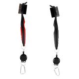 Maxbell Two Sides Golf Club Brush 1 Red + 1 Black