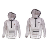 Maxbell 2pcs Anti-mosquito Mesh Clothing Bee Bug Quick-dry Repellent Hooded Jacket