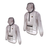 Maxbell 2pcs Anti-mosquito Mesh Clothing Bee Bug Quick-dry Repellent Hooded Jacket