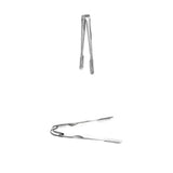 Maxbell 2 Piece Food Cake Tong Clip Clamp Roasting Chip Clamp Clip Salad Tongs 15cm+18cm