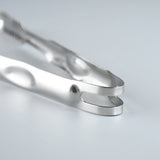 Maxbell 2 Piece Food Cake Tong Clip Clamp Roasting Chip Clamp Clip Salad Tongs 15cm+18cm