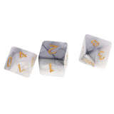 Maxbell 35 Pieces Polyhedral Dices Double-Colors Set for Dungeons & Dragons RPG Casino Dice Party Supply Roleplaying Game