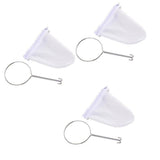 Maxbell 3 Sizes Cloth Strainer Milk Filter Sock Bag with Ring Kitchen Reusable Tool