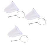 Maxbell 3 Sizes Cloth Strainer Milk Filter Sock Bag with Ring Kitchen Reusable Tool