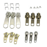 Maxbell 44 Pieces Assorted Fix Zipper Repair Kit Zip Sliders Stops Replacements
