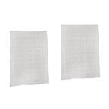 Maxbell Flocking French Window Grommet Blackout Lace Curtains Panels White  200x250cm