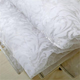 Maxbell Flocking French Window Grommet Blackout Lace Curtains Panels White  200x250cm