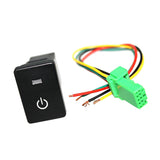 Maxbell Parking & Power Push Switch White LED For Toyota Sequoia Highlander 2008-up