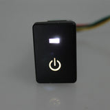 Maxbell Parking & Power Push Switch White LED For Toyota Sequoia Highlander 2008-up