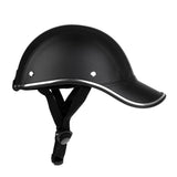 Maxbell 2 Pieces Motorcycle Protective Hat 55-60cm Baseball Cap Style Bike Scooter Safety Helmet