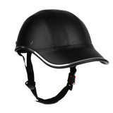 Maxbell 2 Pieces Motorcycle Protective Hat 55-60cm Baseball Cap Style Bike Scooter Safety Helmet