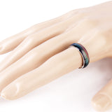 Maxbell Women Men Emotion Feeling Mood Body Temperature Color Changeable Funny Magic Mood Ring Gift US Size 7 1/2