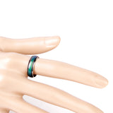 Maxbell Women Men Emotion Feeling Mood Body Temperature Color Changeable Funny Magic Mood Ring Gift US Size 7 1/2
