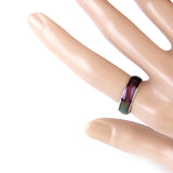 Maxbell Women Men Emotion Feeling Mood Body Temperature Color Changeable Funny Magic Mood Ring Gift US Size 7 1/2