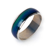 Maxbell Women Men Emotion Feeling Mood Body Temperature Color Changeable Funny Magic Ring Gift US Size 6.5 Pack of 2PCS