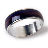 Maxbell Women Men Emotion Feeling Mood Body Temperature Color Changeable Funny Magic Ring Gift US Size 6.5 Pack of 2PCS
