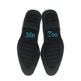 Maxbell Pink "I Do" + Blue "Me Too" Rhinestone Wedding Bridal Groom Shoes Stickers