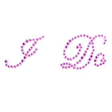 Maxbell Pink "I Do" + Blue "Me Too" Rhinestone Wedding Bridal Groom Shoes Stickers