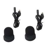 Maxbell 2Pcs Black USB Charging Cradle Desktop Charger Dock Adapter for Gear S3 Classic/Frontier Sport Wear Bracelet