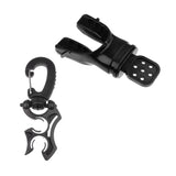 Maxbell Silicone Scuba Diving Snorkel Standard Mouthpiece Regulator with Hose Clip