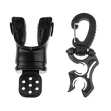 Maxbell Silicone Scuba Diving Snorkel Standard Mouthpiece Regulator with Hose Clip