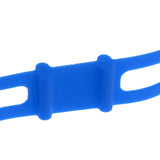 Maxbell Bike Silicone Elastic Band Flashlight Phone Mount Strap Tie Holder Blue