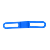 Maxbell Bike Silicone Elastic Band Flashlight Phone Mount Strap Tie Holder Blue