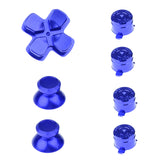 Maxbell 2Pieces Thumbsticks Thumb Grip + Chrome D-pad for Sony PS4 Mod Kit Console