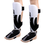 Maxbell Shin Instep Pads MMA Leg Foot Guards +Men Women Karate Chest Guard Protector