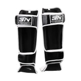 Maxbell Shin Instep Pads MMA Leg Foot Guards +Men Women Karate Chest Guard Protector