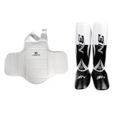 Maxbell Shin Instep Pads MMA Leg Foot Guards +Men Women Karate Chest Guard Protector