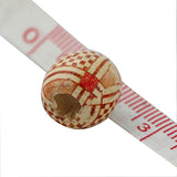 Maxbell 200 Pieces Mixed Large Hole BOHO Wooden Beads Spacer for Macrame European Charms DIY Crafts